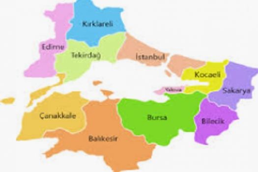 Marmara Bölgesindeki DASK Oranları.